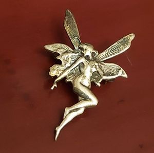Beautiful pixie fairy vintage sterling silver